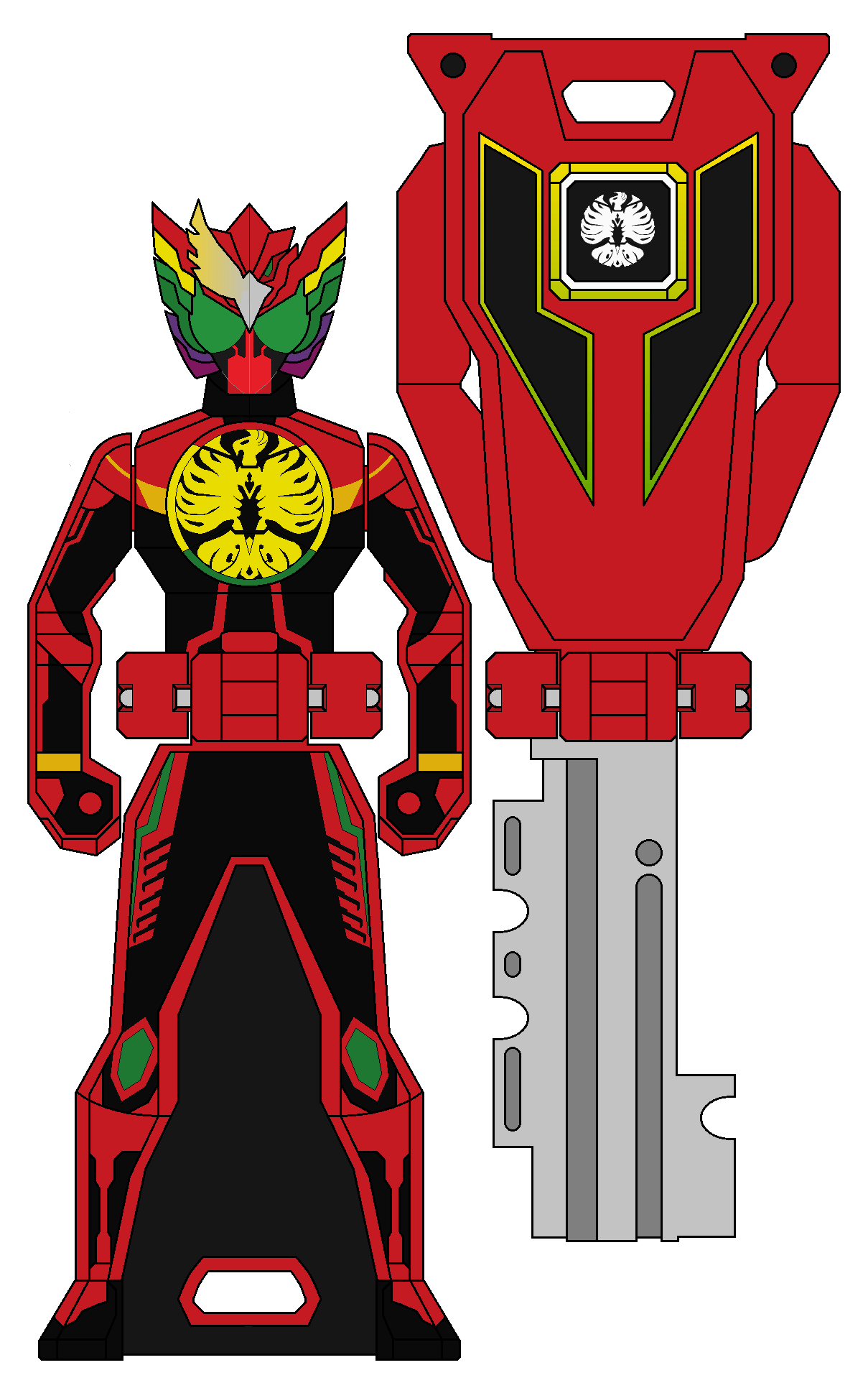 Ranger Keys- Kamen Rider OOO TaJaDor Eternity by Axusho on DeviantArt