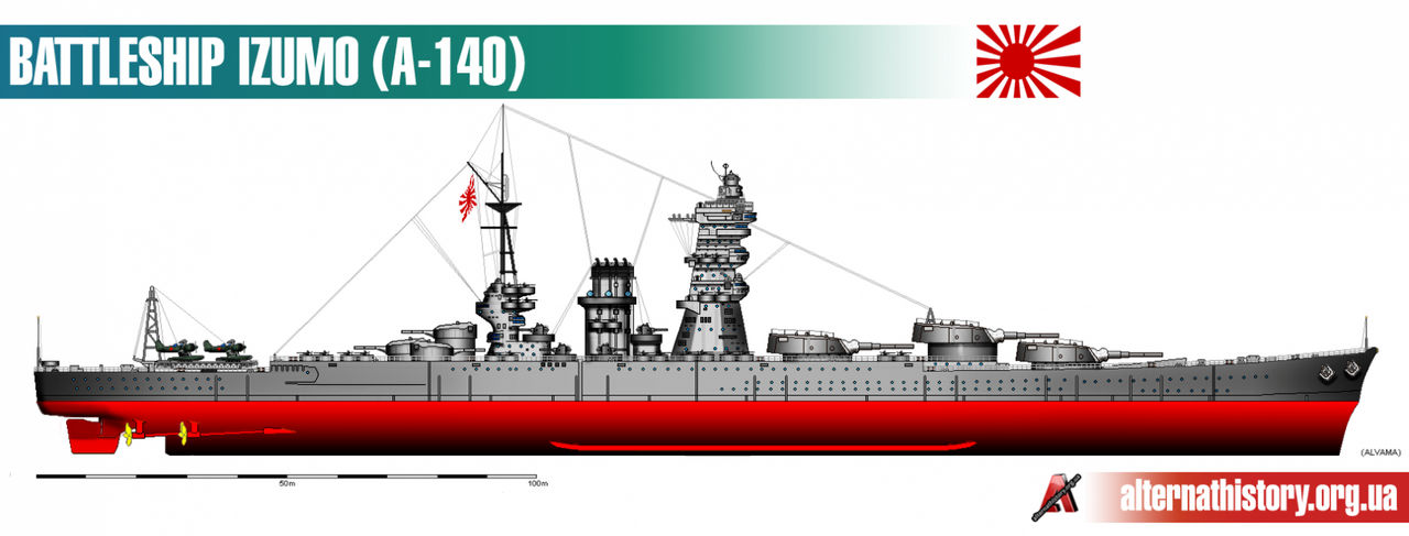 Battleship Izumo (A-140) by alternathistory on DeviantArt