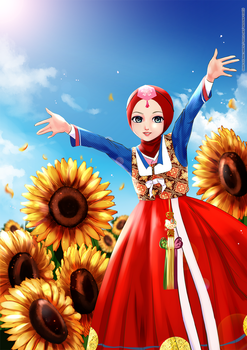 Islamic Princess Around The World ~ Korea by ainosora on DeviantArt