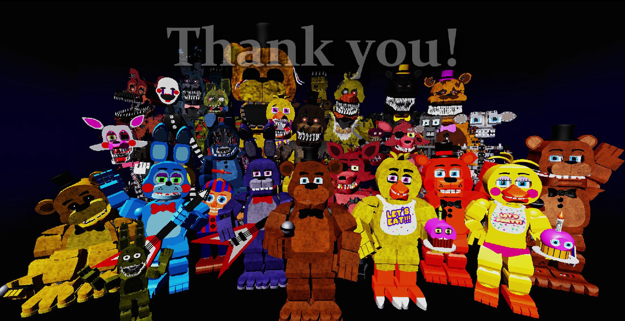 Fnaf Rp FNaF RP Roblox thank you by zTomi62 on DeviantArt