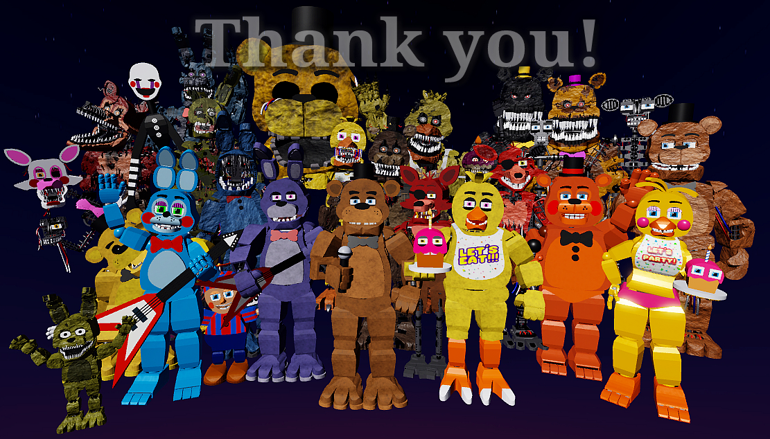 Fnaf Rp FNaF RP Roblox thank you updated by zTomi62 on DeviantArt