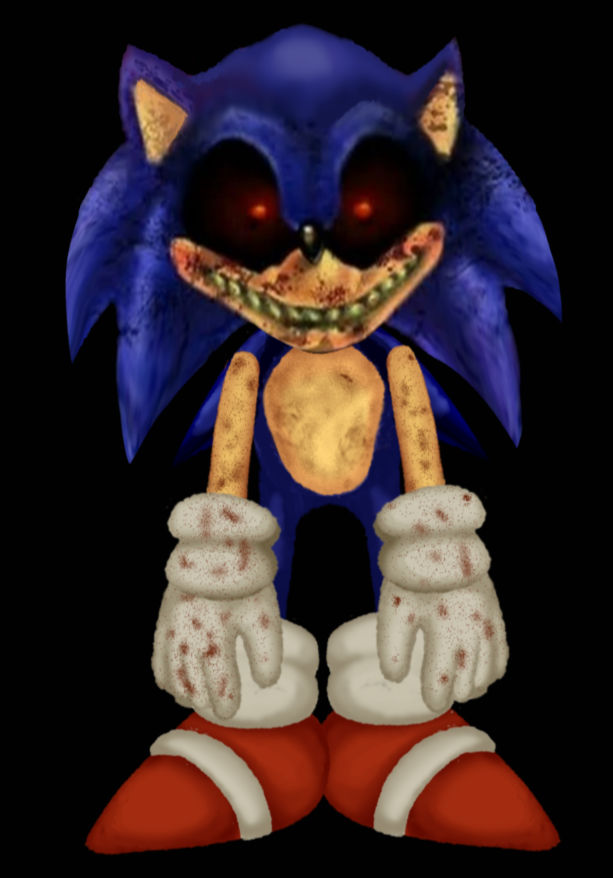 Mocking Exe Sonic exe I am god version full body by LuccaStealthX on DeviantArt