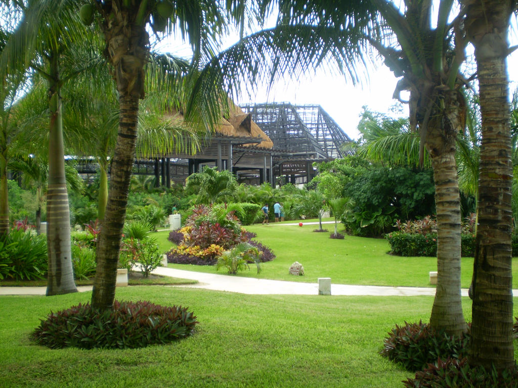 Mayan palace Garden