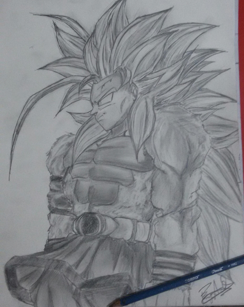 Ssj5 Drawing Goku ssj5 by kjk29 on DeviantArt