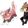 Chibi Rue and Brook [COM]