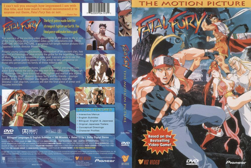 Fatal Animation Fatal Fury Animation Movie - Cover by NyoTengu22 on DeviantArt