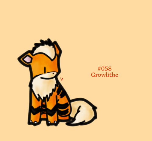 #058 - Growlithe