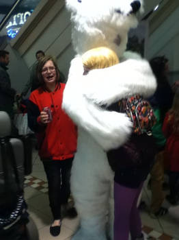 Rin and a polar bear!