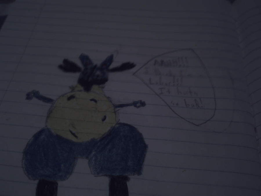 Lucario Labor - PT 1 COLORED by I-INFLATE-LUCARIO on DeviantArt