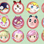 Animal Crossing charas