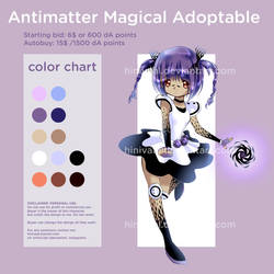 [CLOSED] Antimatter Magical ADOPTABLE AUCTION