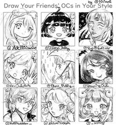 Draw Your Friend's OC in your Style meme