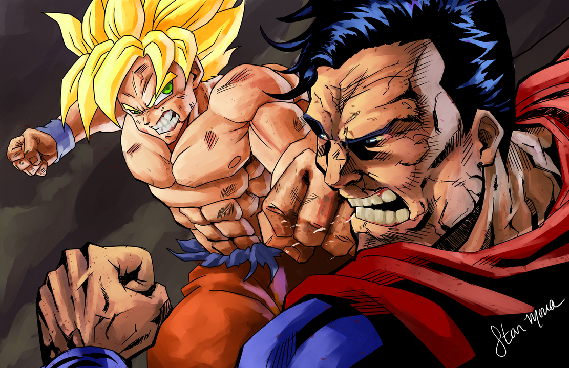 Goku instinto superior completo vs Superman Prime by JoaoAugusto34 on  DeviantArt
