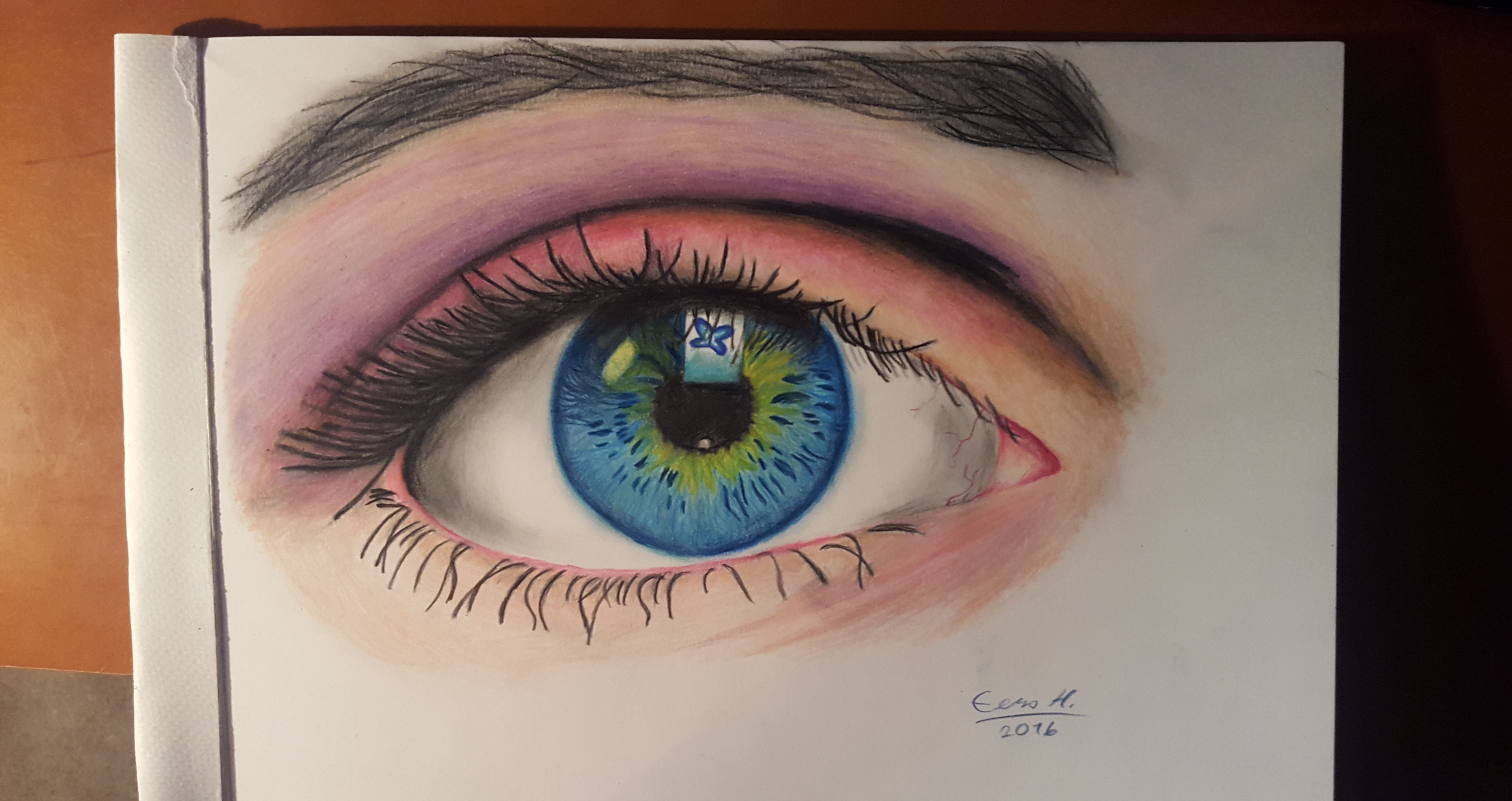 Drawing Abstract Prismacoloits The prismacolor eye by GattsuArt on DeviantArt