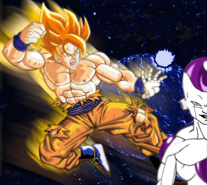  Goku VS Frezzer by albertocubatas on DeviantArt