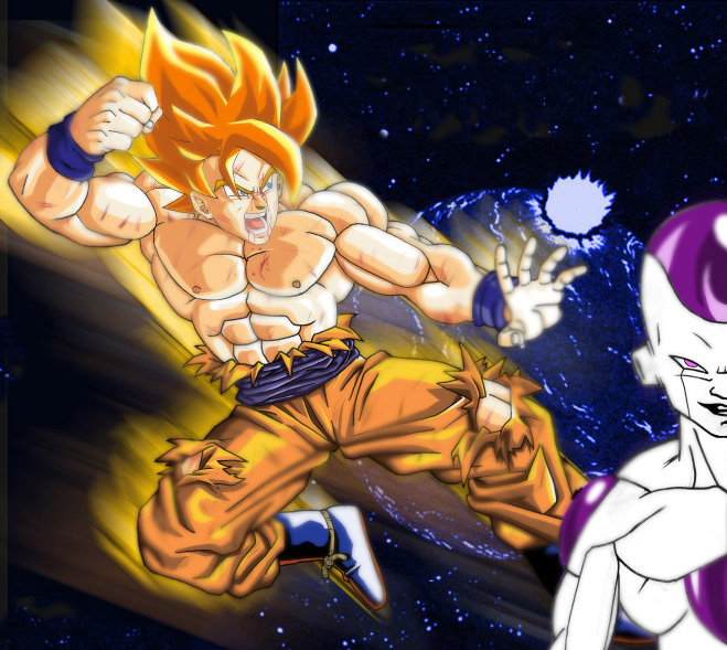 Goku and Vegeta by mastertobi on DeviantArt