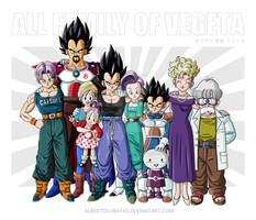 All family of Vegeta