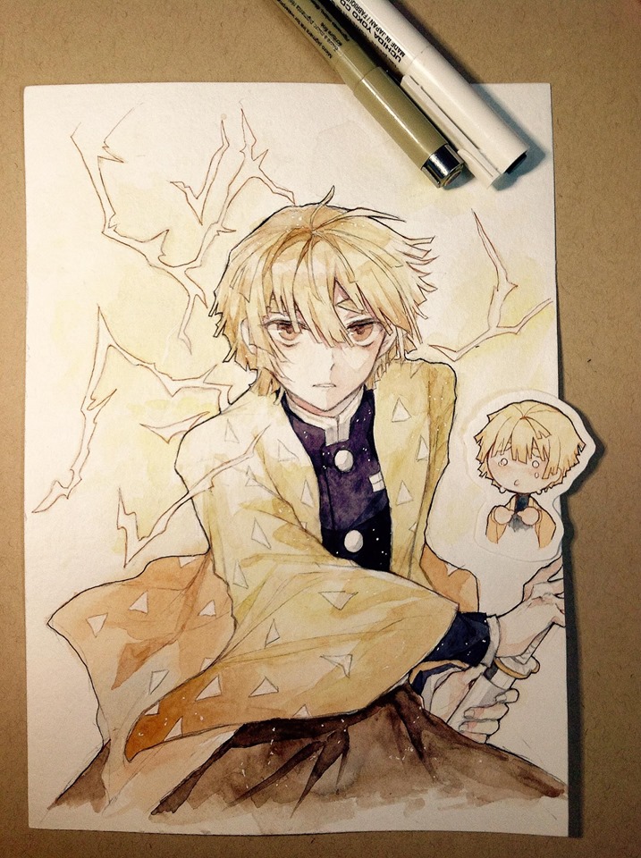 Zenitsu Agatsuma Kimetsu No Yaiba By Kheu handsome On DeviantArt zenitsu-agatsuma-kimetsu-no-yaiba-by-kheu-handsome-on-deviantart