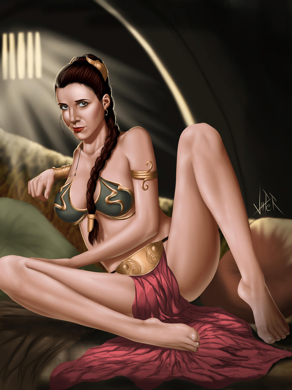Nackte Prinzessin Leia Nackte Prinzessin Leia