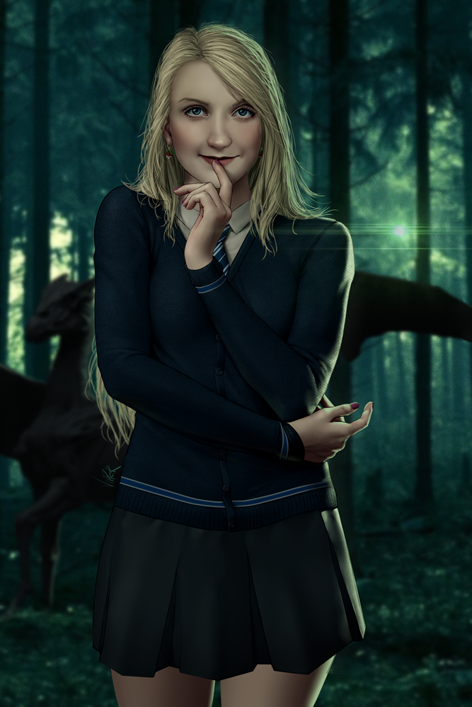 Luna Lovegood by ViiPerArt on DeviantArt