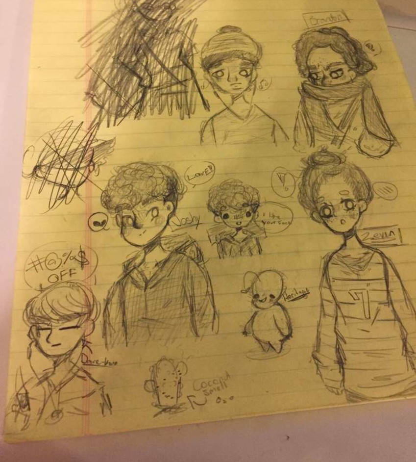 Note Taking Oc Notebook OC doodles by WhinniesArtPile on DeviantArt
