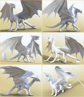 HFS Legendary Shapes HD for DAZ Dragon 3 Collage