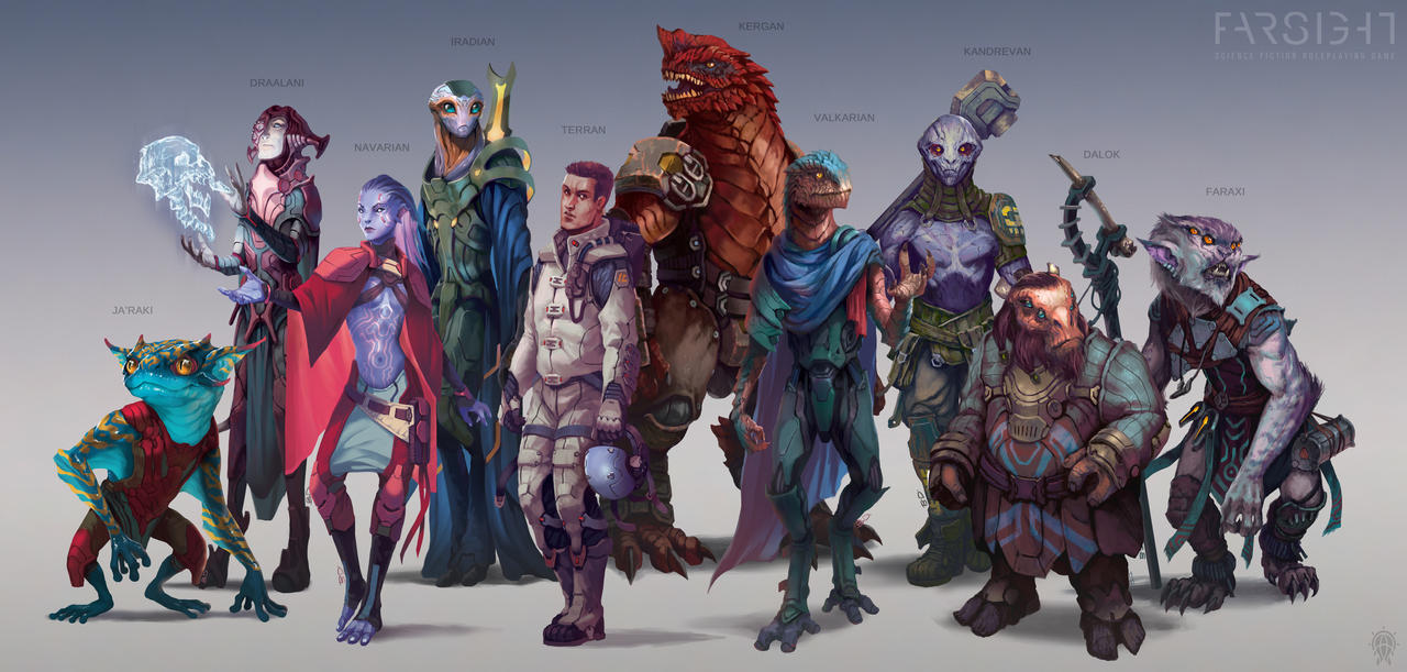 FARSIGHT RPG - COMMON SPECIES by DarioFish on DeviantArt