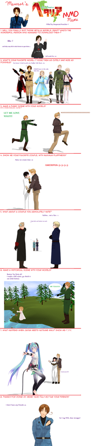 Hetalia MMD Meme Filled~