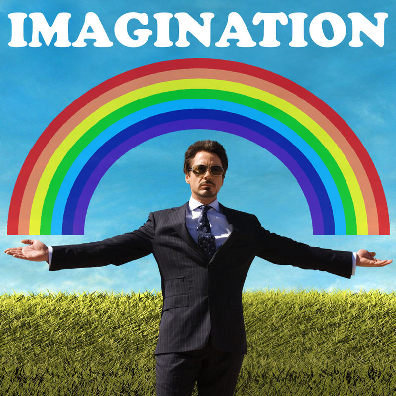 tony stark has imagination too