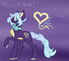 MLP OC: Melody Heart ( Base by BootiQueenx )