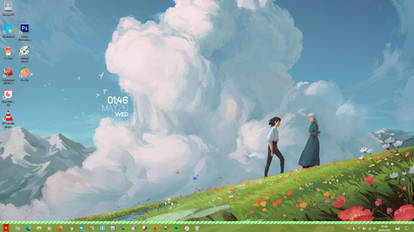 Windows 10 Desktop - Howl's Moving Castle