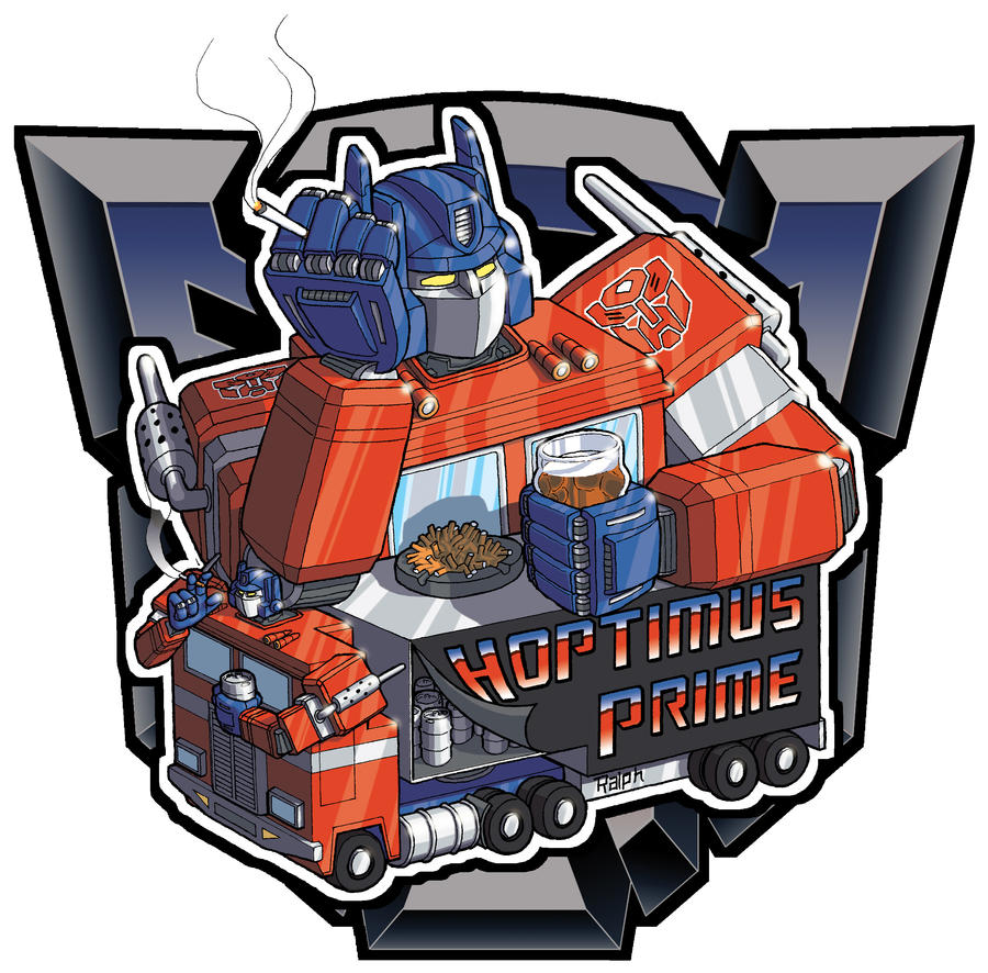 Hoptimus Prime Coloured by ralphenstein on DeviantArt Hoptimus Prime Coloured by ralphenstein on DeviantArt