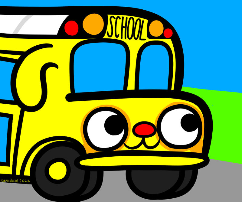 A certain yellow bus! by ArtisticKris on DeviantArt