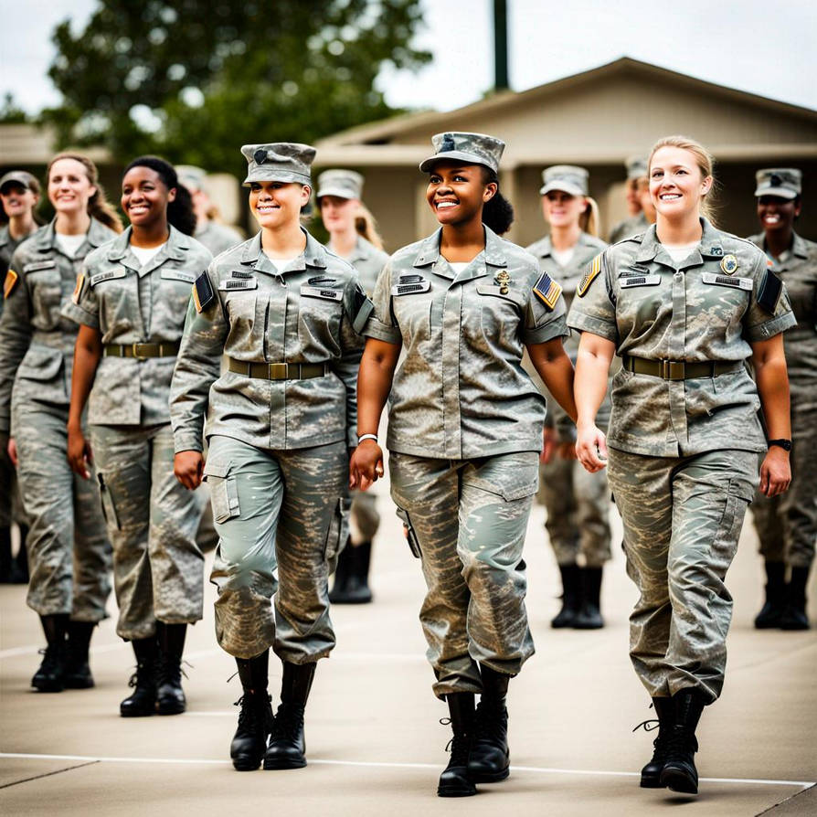 Rotc Female Soldiers by Jablonski1027 on DeviantArt