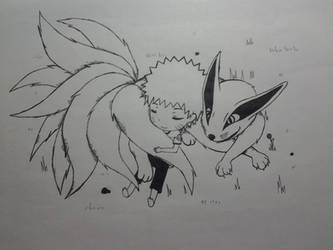 Naruto and Kyuubi