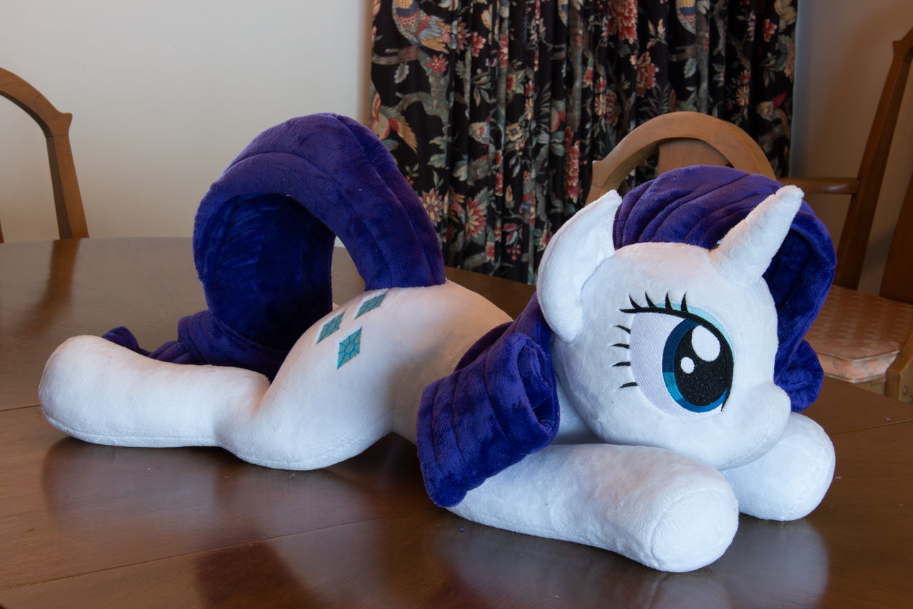 Plush Deviantart Rarity Plush Commission by AZGchip on DeviantArt