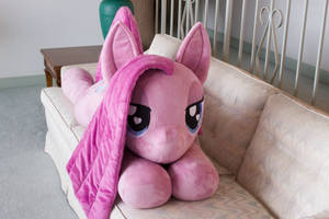 Life-Size Pinkamena Plush Commission