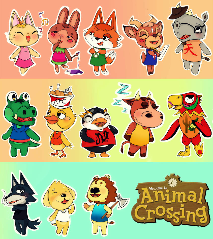 Animal Crossing Friends by FantasyDragons on DeviantArt
