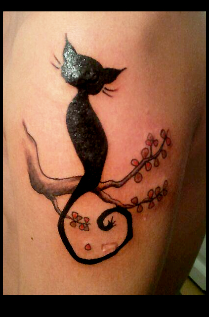 Black Cat tattoo