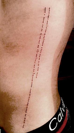 Morse code tattoo. by zaafarii on DeviantArt