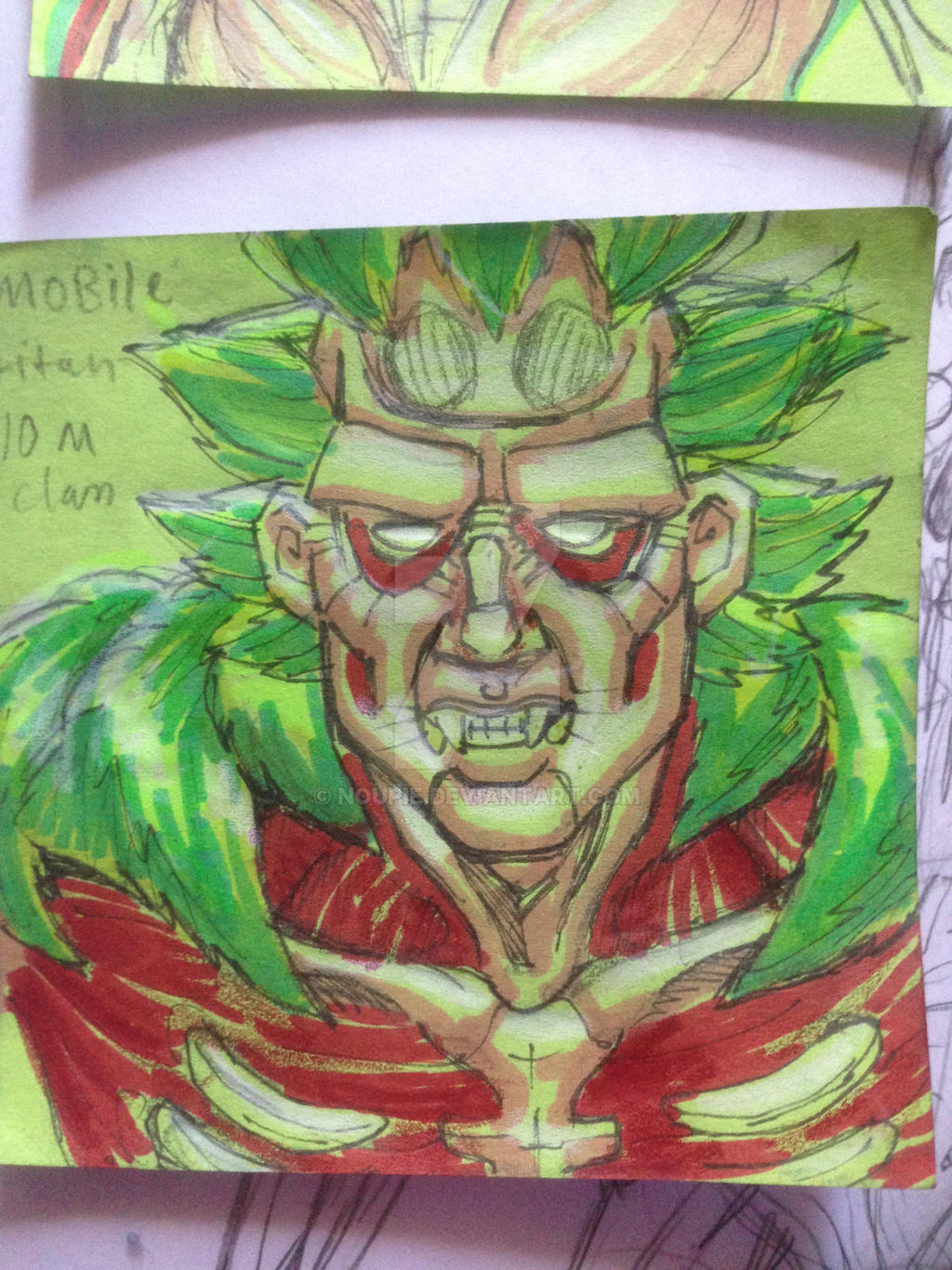 Sloth Oc (aot oc) sloth titan / mobile titan idfk by Noupie on DeviantArt