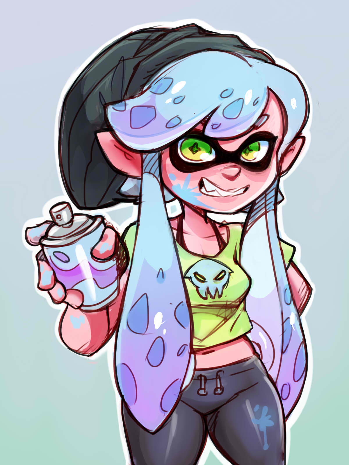 Blue Inkling by Noupie on DeviantArt