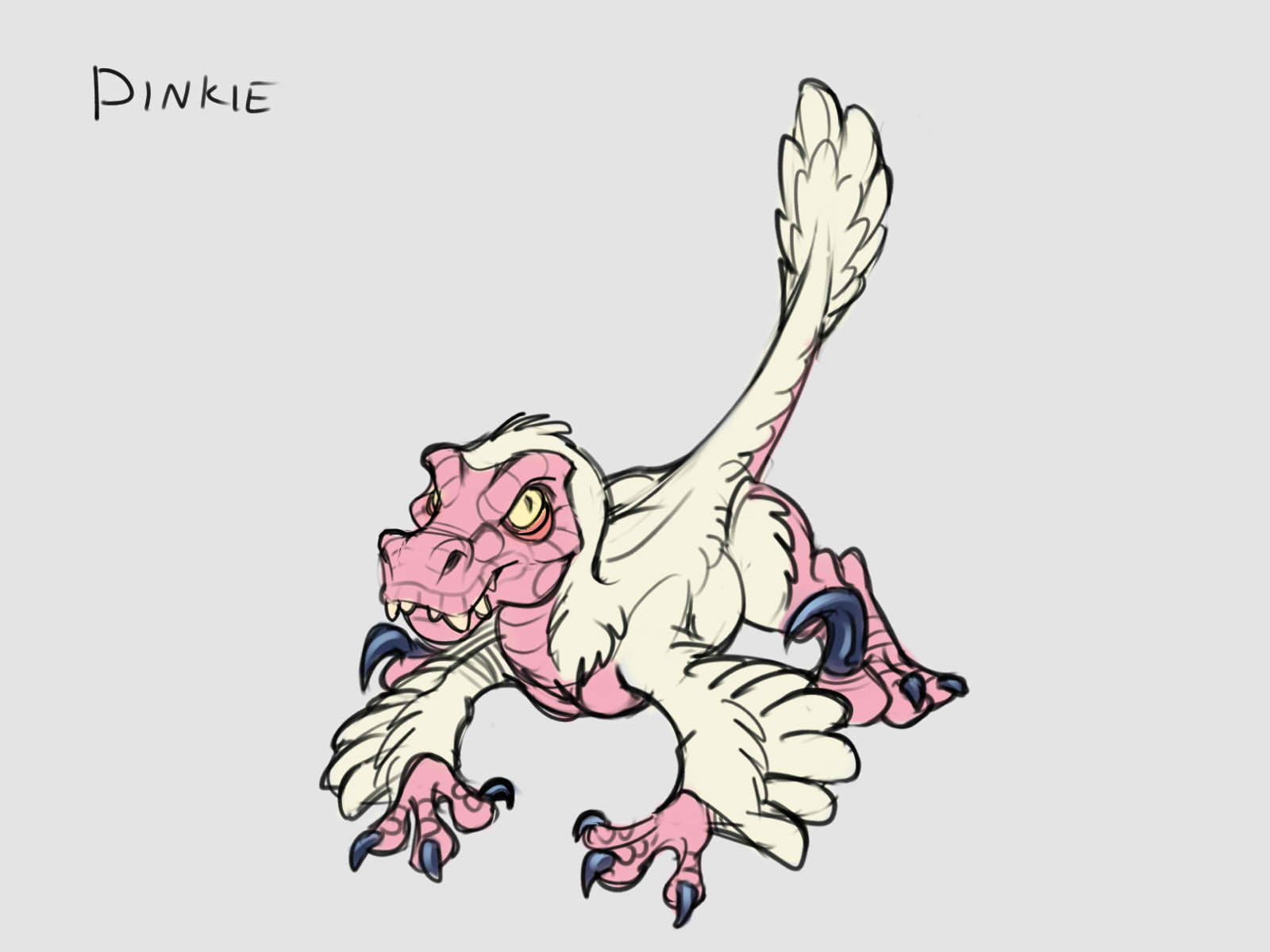 Pink Raptor Wallpaper Pink Raptor by Noupie on DeviantArt