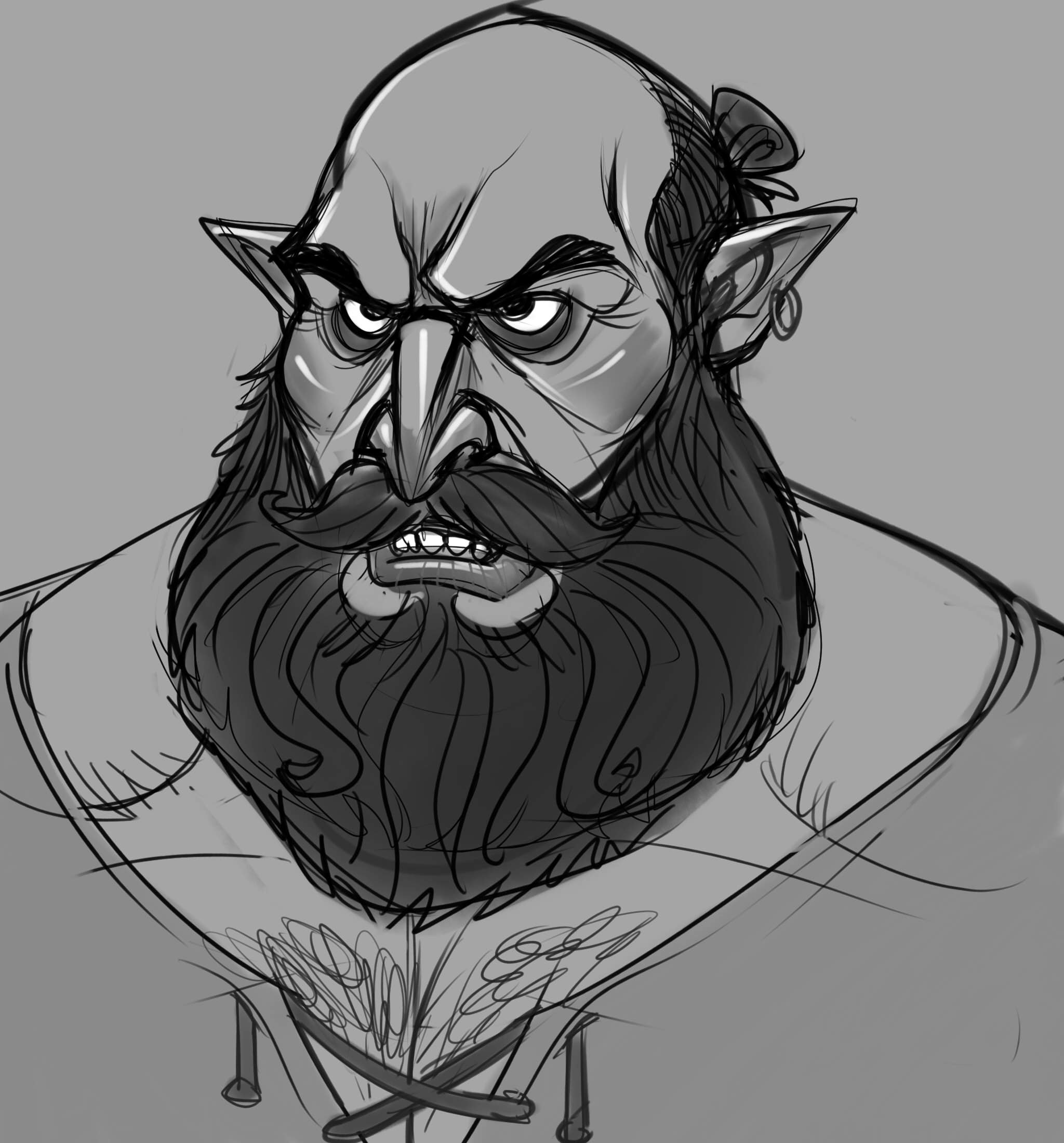 Grumpy guy by Noupie on DeviantArt