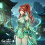 Nessa - My OC Genshin Anemo From Natlan