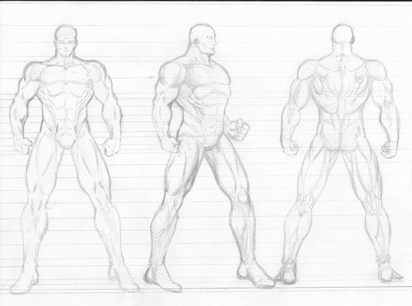 Basic Character Turnaround Pg by StevJVaz72 on DeviantArt