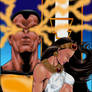 Black Adam/Isis COLORED