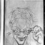 Joker rough pencil sketch 