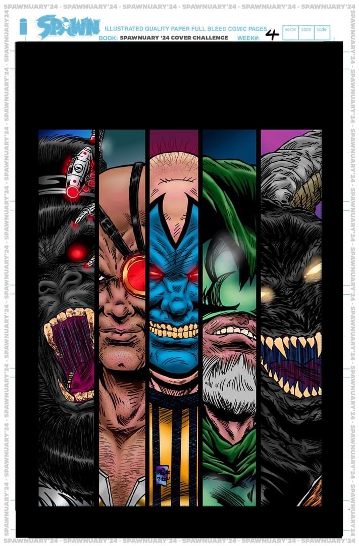 Spawn villains cover by StevJVaz72 on DeviantArt