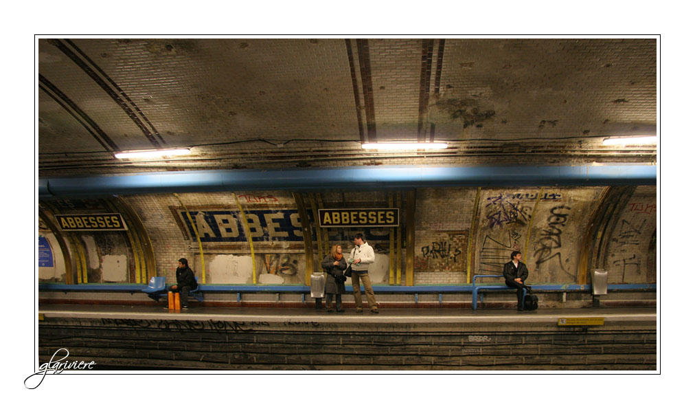 Paris, station Abbesses.